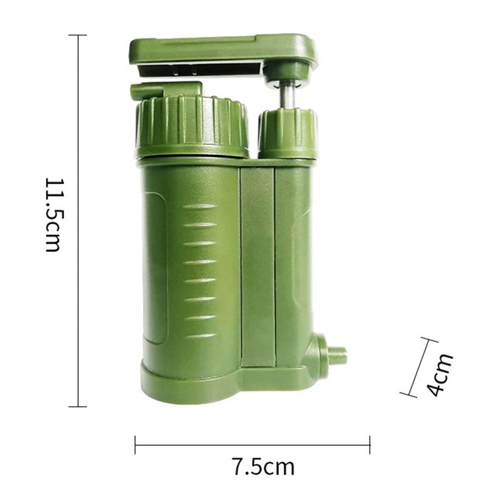 GARENDE Portable Water Filter Pump Water Purifier for Backpacking Emergency Survival