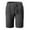 Dark Gray, variant on IROINNID Men's Loose Flat-Front Drawstring Casual Sports Fitness Shorts Active Wear