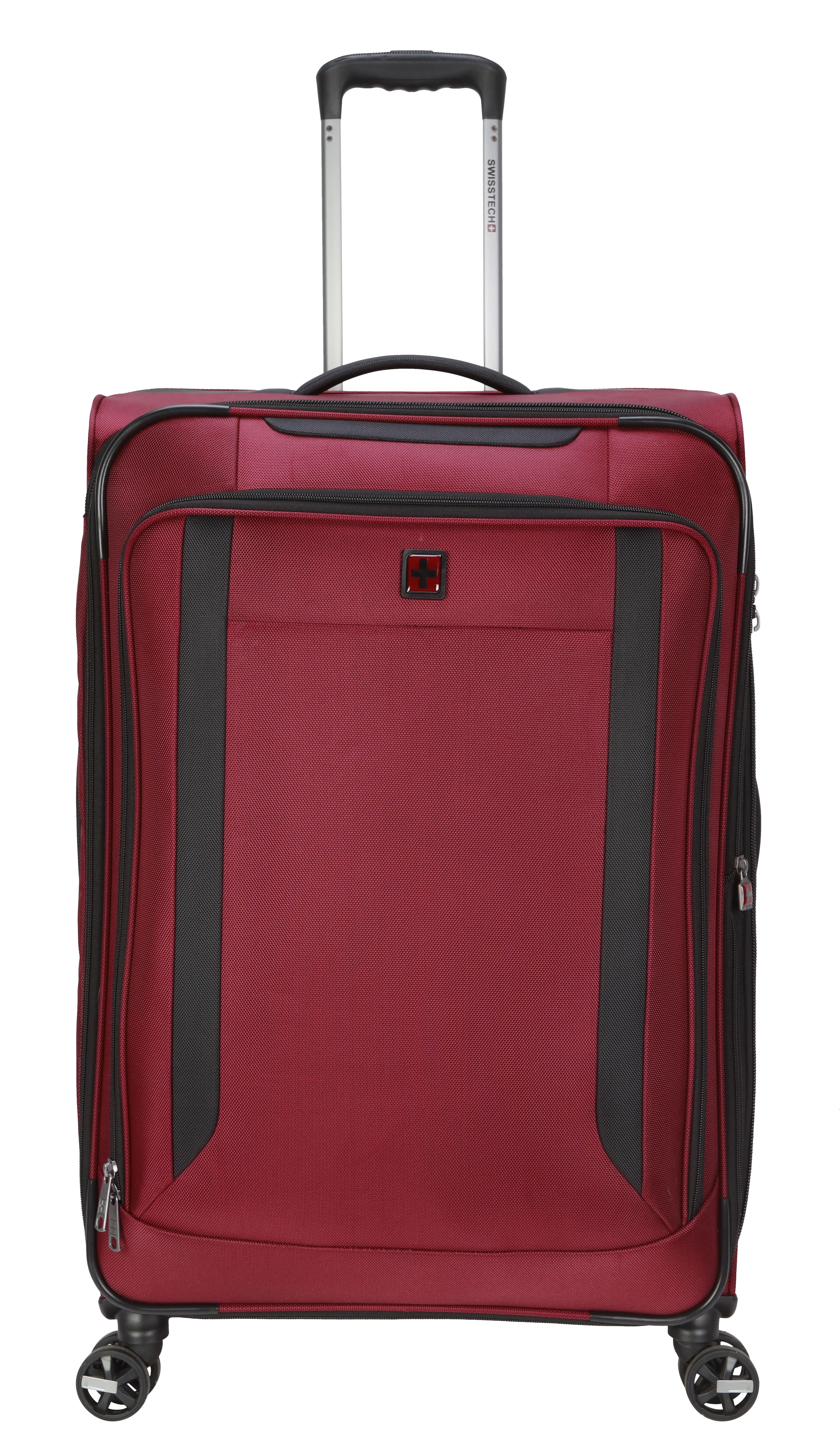 Swiss Tech 28" Softside Checked Luggage, Maroon