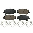 thumbnail image 3 of Detroit Axle - Front Brake Pads for Hyundai 2018-2022 Accent 2018-2023 Kia Rio, Ceramic Brake Pads with Hardware 2019 2020 2021 Replacement, 3 of 7