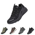 thumbnail image 4 of NOKIO Mens Running Sneakers Non-S𝗅ip Athlet𝗂c Gym Workout Sport Shoes Lightweight Breathable Mesh Sneakers Fashion Outdoor Walking Shoes with Comfortabele Cushioning for Back to College, 4 of 4