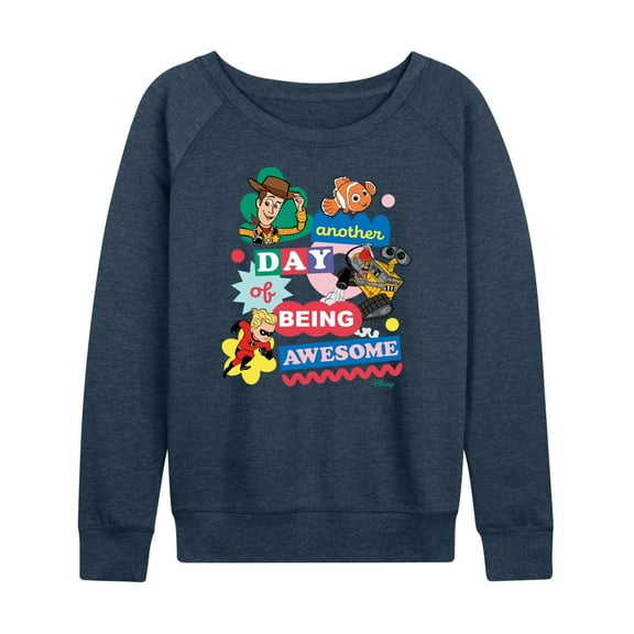 Disney - Another Day Of Being Awesome - Women's Lightweight French Terry Long Sleeve Shirt