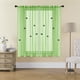 thumbnail image 5 of Uuiauoio Butterfly Window Panels Drapes Curtains Sheer Voile Tulle 39.37×51.18in Door Window Sheer Curtain Panel Butterfly Print Sheer Curtains for Bedroom Living Room Balcony, 5 of 7