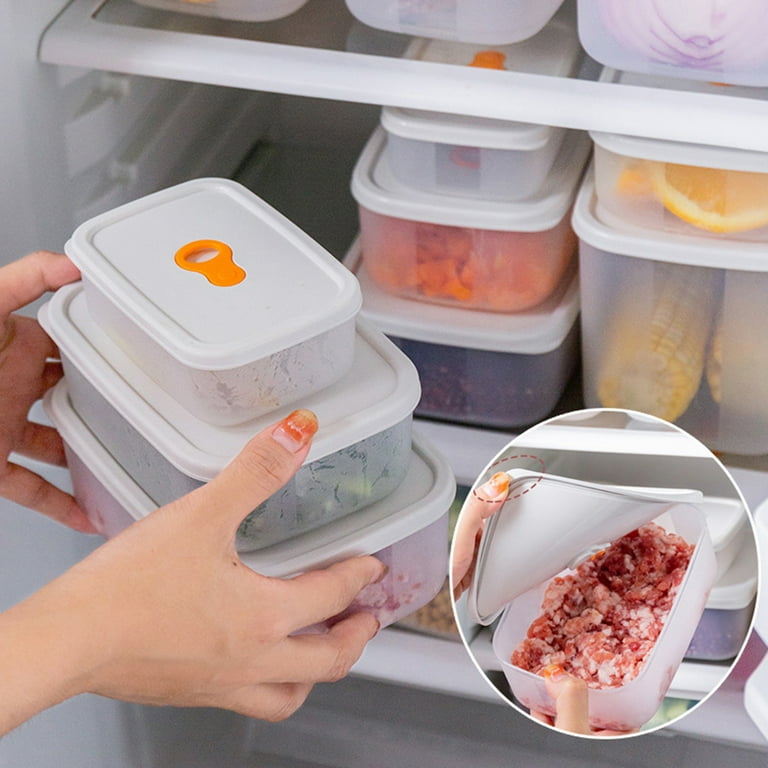 Leaveforme Food Storage Multi-purpose Reusable Plastic Refrigerator Large  Food Storage Container for Home 