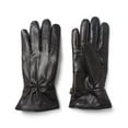thumbnail image 5 of Reed Women's Genuine Leather Warm Lined Driving Gloves (L, BLACK), 5 of 11