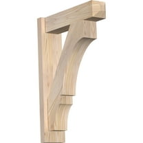 Ekena Millwork 5 1/2"W x 20"D x 28"H Balboa Smooth Craftsman Outlooker, Douglas Fir