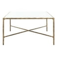 thumbnail image 5 of SAFAVIEH Couture Jessa Glam Metal Coffee Table, Brass/White, 5 of 10