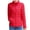 Red, variant on LEAVINGSUO 2026 Fall Winter Plus Size Coats for Women Women Fashion Slim Casual Zippers Loose Long Sleeve Bomber Warm Blouse Coat Short Tops Parkas
