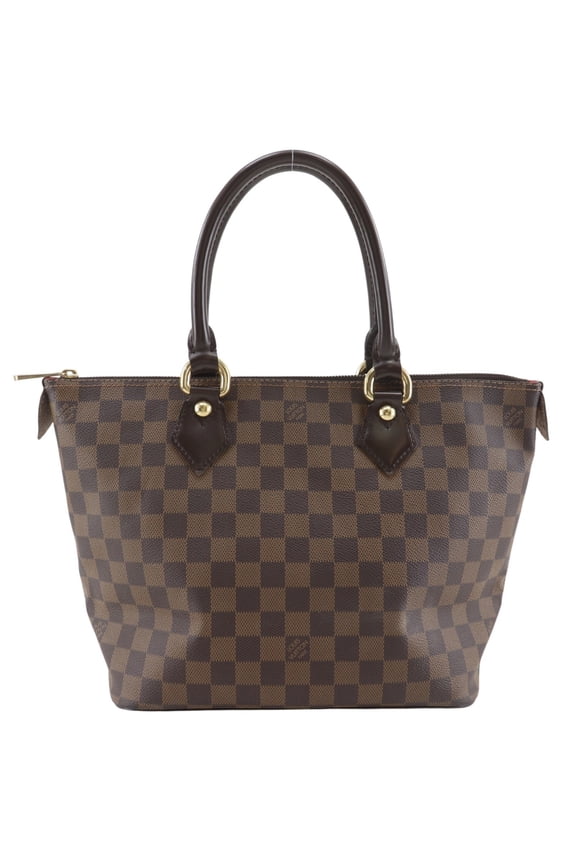 Pre-Owned Louis Vuitton Saleya PM handbag, N51183, Damier canvas, 2008 model, brown, VI0028 A5,...