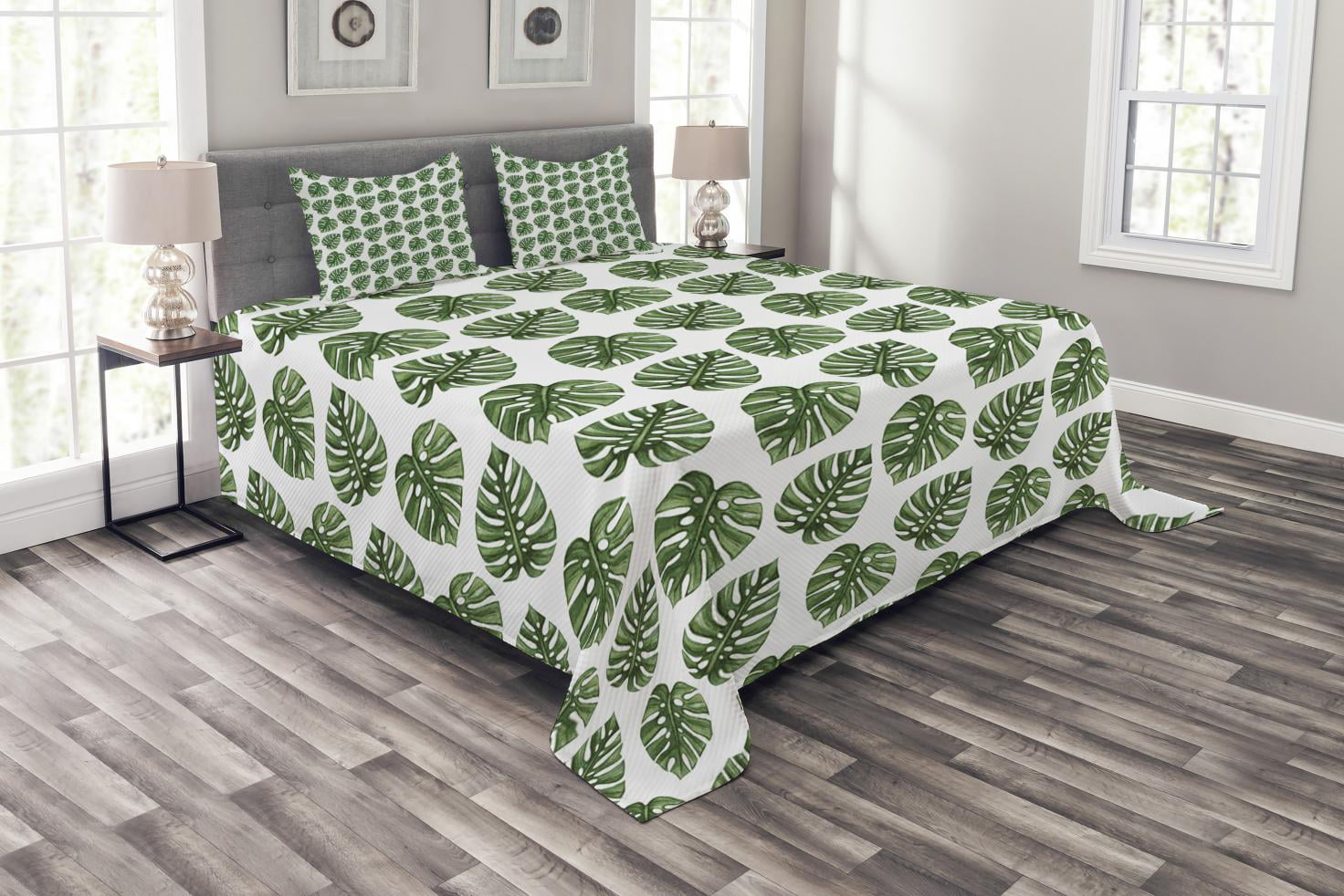 Ambesonne Cacti Print Flat Sheet Top Sheet Decorative Bedding 6 Sizes 