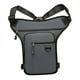 thumbnail image 5 of Riñonera de pierna abatible, organizador portátil, bolsa de hombro, riñonera para motocicleta, bolsa de cadera para ciclismo, informal gris, 5 of 8