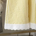 thumbnail image 3 of larppty Toddler & Little Girls' Gingham Wid Leg Pants with Lace Trim, 3 of 4