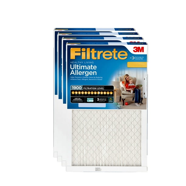 Filtrete by 3M 16x25x1, MERV 13, Ultimate Allergen Reduction HVAC ...