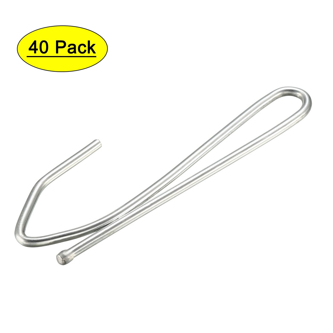 14 Pc Dritz 3.5" Chrome Pleater Hooks Curtains Drapes Pins Hardware **NEW** 14 Pc Dritz 3.5" Chrome Pleater Hooks Curtains Drapes Pins Hardware **NEW**
