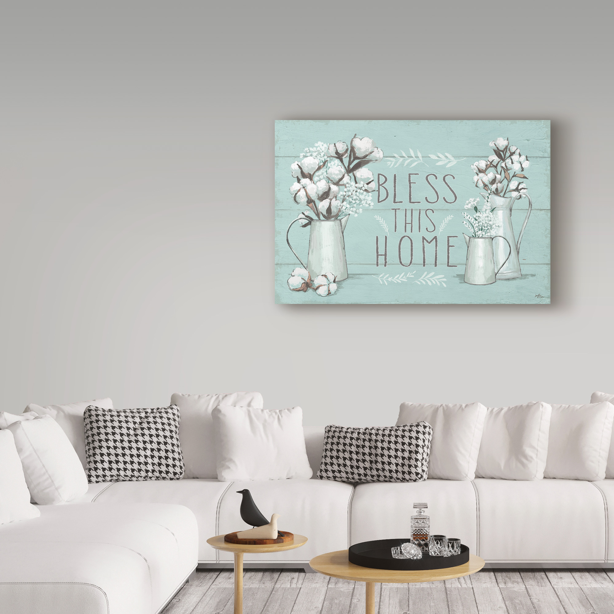 Trademark Fine Art 'Blessed I Mint' Canvas Art by Janelle Penner