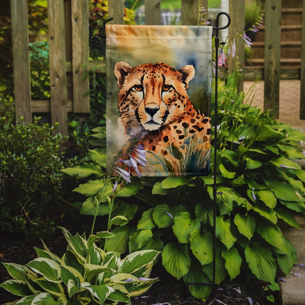 Cheetah Garden Flag 11.25 in x 15.5 in