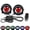 Lens, variant on Demon Eye Headlights, 2026 New Demon Eyes Night LED Headlight Kit Pair, 6 Mode Remote Control, Universal, Demons Eye LED Headlights Kit for Car SUV Motorcycle