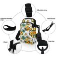 thumbnail image 5 of HELLHERO Tropical Palm Flowers Adjustable Shoulder Strap Crossbody Bag for Unisex, Daily Commute or Casual Outings, 5 of 7