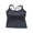 Dark Gray, variant on ZNQHFRE Women's Criss‑Cross Back Spaghetti Strap Camisole Tank Top, Slim‑Fit Layering Top With Built‑In Bra Pads One Size