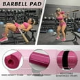 thumbnail image 4 of KAMIDA 9 Pcs Barbell Pad Set, Barbell Squat Pad for Hip Thrusts, Lunges, Leg Day with 2 Gym Ankle Straps, 3 Hip Resistance Bands, 2 Lifting Strap, Barbell Pad and Carry Bag,Pink, 4 of 8