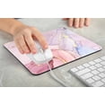thumbnail image 3 of Rose Gold Marble Mouse Pad Computer Mouse Mat with Anti-Slip Rubber Base, Easy Gliding, Durable Materials, Portable, in a Fresh Modern Design 7.9 x 9.5 in, 3 of 4