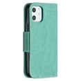 thumbnail image 5 of Allytech iPhone 12 mini Case, Folio Flip PU Leather Slim Fit Kickstand Cover with Credit Cards Holder Hand Wrist Strap Wallet Case Cover for Apple iPhone 12 Mini 5.4", Green, 5 of 6