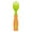 Green GN2, variant on Baby Stereo Two Color Spoon Fork P Two Color Cartoon Spoon Baby Spoon Spoon Training Spoon Fork/ Baby Rice Spoon And Soup Spoon Training Spoon Bu1 Green Blue
