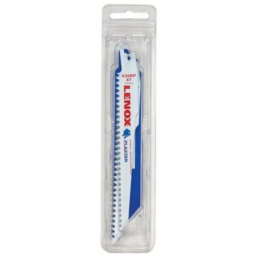 Lenox 6 in. Bi-Metal Reciprocating Saw Blade 6 TPI 5 pk