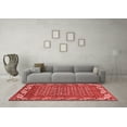 thumbnail image 3 of Ahgly Company Machine Washable Indoor Round Southwestern Red Country Area Rugs, 5' Round, 3 of 4