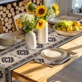 thumbnail image 4 of Brown Aztec Round 13 Inch Placemats Set of 6, Boho Southwest Ethnic Neutral Motifs HeatResistant Non Slip Place Mats for Dining Table, Wipeable Braided Kitchen Table Mats for Housewarming, 4 of 9