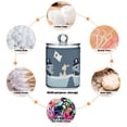 thumbnail image 6 of Yayeee 2 Pack Qtip Holder Bathroom Cotton Swab Canister with Lid Clear Dispenser Set, Cute Animals, 6 of 6