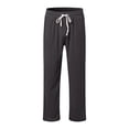 thumbnail image 5 of XINPING Mens Casual Pants Free Athletic Fit Neutral Tone Casual Pants Baggy -Resistant Flat-Front Chino Pant, 5 of 6