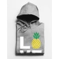 thumbnail image 6 of Tstars Womens I Love Pineapples Sweatshirt Best Gift for Pineapple Lovers Christmas Birthday Gift Idea for Women Hoodie, 6 of 6