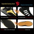 thumbnail image 6 of SKIUHS Men's High-Top Boxing Shoes - Microfiber Leather & Mesh Upper, Honeycomb Non-Slip Rubber Sole & Reinforced Ankle Support for Training & Matches, 6 of 6