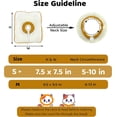 thumbnail image 2 of Collar Cono Ajustable Para Gato Suave, Collar De Recuperación Para Gato, Cono Para Gato Después De La Cirugía, Cono Para Cuello De Gato, Collar Isabelino Para Gato Y Gatito (tostado S (cuello:, 2 of 5