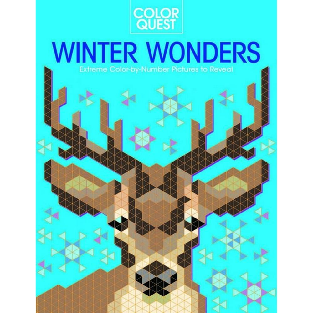 Color Quest: Color Quest: Winter Wonders : Extreme Color-By-Number ...