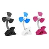 O2COOL 4 inch Portable Battery Powered Stroller Clip Fan, Assorted Colors