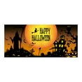 thumbnail image 1 of Halloween Garage Banner Scary Theme Multiple Sizes Cloth Material Weather Resistant Easy to Install for Halloween Party Outdoor Indoor Home Decoration, 1 of 3