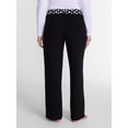 thumbnail image 4 of Women’s Halloween Printed Foldover Waistband French Terry Lounge Pants, 29" Inseam, Sizes XS–3X, 4 of 5