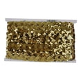 thumbnail image 2 of Belagio 5/8" Wide x 25 Yards, Zig Zag Gold Sequin Trim, 1 Bolt, 2 of 3