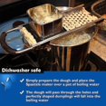 thumbnail image 3 of Stainless Steel Spaetzle Maker With Comfort Grip Handle p20241126978, 3 of 4