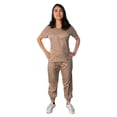 thumbnail image 3 of Jogger Conjunto Pantalón Dama Color Camello Talla Chica Marca Emil SaEs, 3 of 4