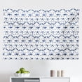 thumbnail image 1 of Navy Blue Tapestry, Floral Paisley Design Bohemian Style Vintage Flower Petal Pattern, Fabric Wall Hanging Decor for Bedroom Living Room Dorm, 2 Sizes, Blue Navy Blue and White, by Ambesonne, 1 of 1