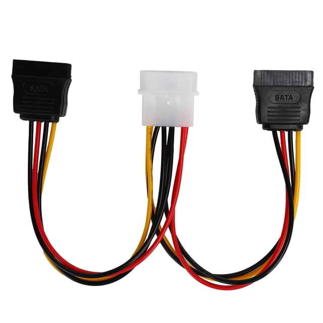 Cable de alimentación, cable de alimentación de 1 entrada y 2 salidas, cable de alimentación de 4 pines, cable de extensión de alimentación, ingeniería de precisión