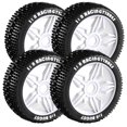 thumbnail image 4 of Front X2 & Rear X2 Tires & Wheels Pentagram 17mm Hex Hub for HSP 1/8 Off-Road RC Car Buggy, 4 of 6