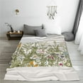 thumbnail image 5 of Pofeuu Herbs and Wildflowers Print Ultra-Soft Micro Fleece Blanket,for Bed Or Sofa,All Season Throw Blankets Flannel Blanket-50"x40", 5 of 7