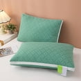 thumbnail image 1 of Almohada de apoyo suave para dormir boca abajo, núcleo de plumón de calidad hotelera, tela de algodón agradable para la piel, mayor comodidad, 50 x 76 x 15 cm, para uso doméstico.,Wsvlmg, 1 of 6
