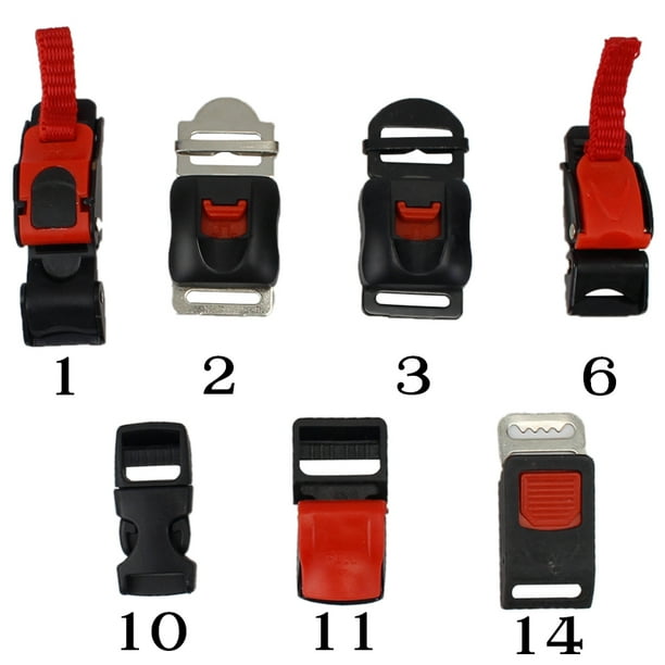 Motorcycle Helmet Buckles Bicycle Helmet Buckles Motor Bike Helmet Chin Strap Flexible Clip 10
