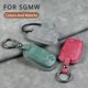 thumbnail image 5 of Funda de cuero con 3 botones para llave de coche, para SGMW Wuling Hongguang Mini 2022, Baojun 510, 560, 730, 310W, 530, 360, 200E, 5 of 5