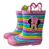Western Chief Girls' Disney Minnie Mouse Lined Waterproof Rain Boots, Size 9/10
